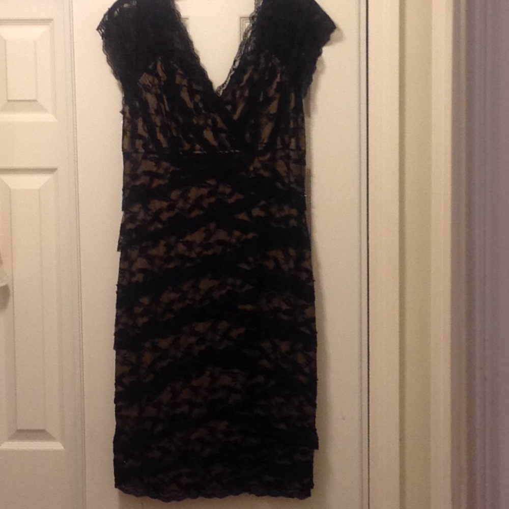 Lacey black dress